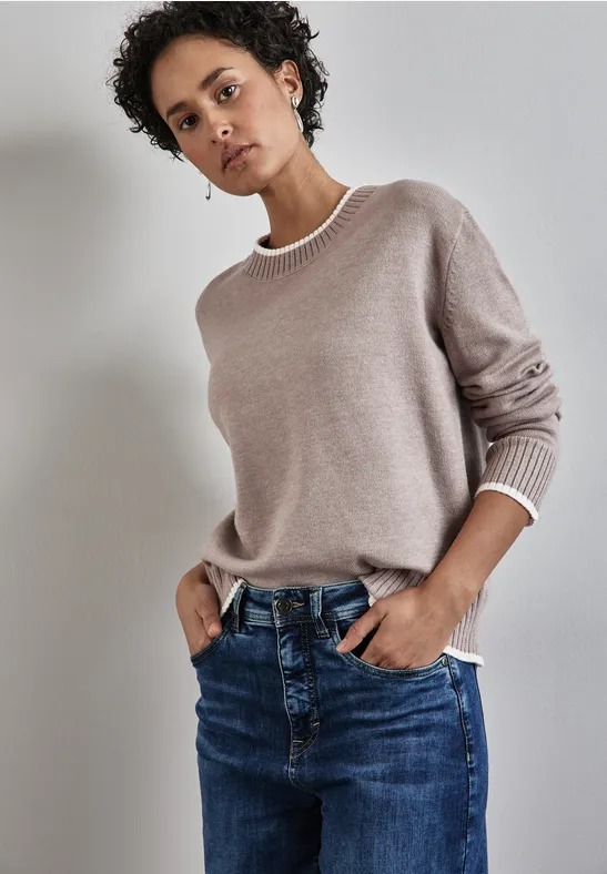 Street One Pullover mit Tipping JETZT KAUFEN