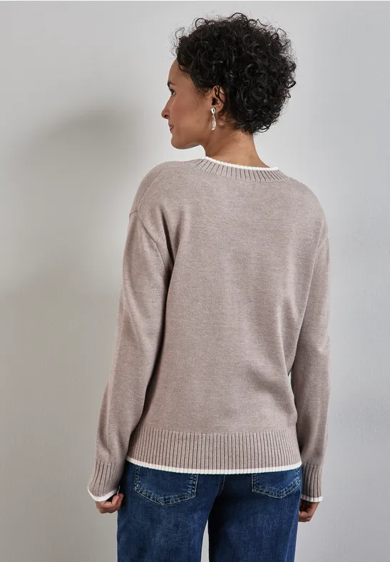 Street One Pullover mit Tipping JETZT KAUFEN
