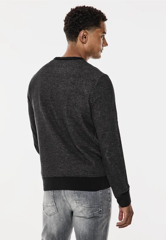 Street One Pullover in Two Tone Optik Sonderangebot der Fabrik