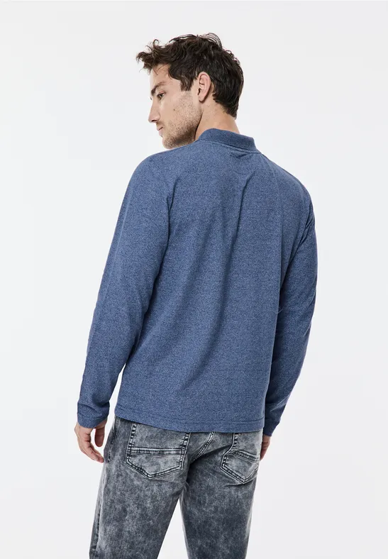 Street One Pique-Langarmpolo Super Rabatt