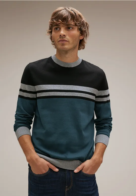Street One Gestreifter Strickpullover 50% Rabatt mit kostenlosem Versand