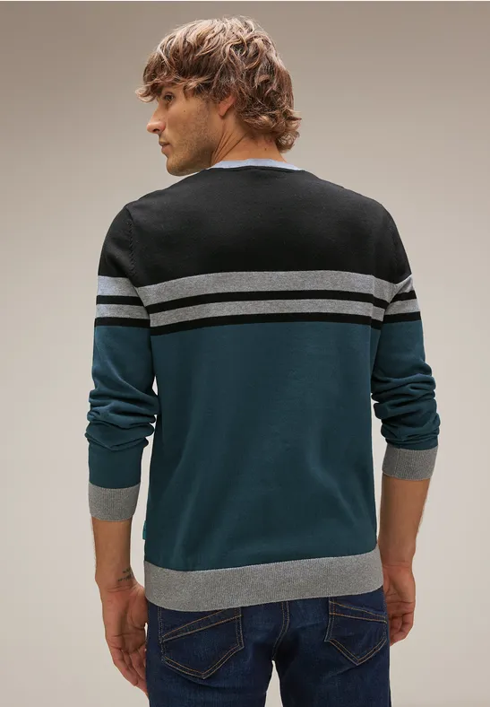 Street One Gestreifter Strickpullover 50% Rabatt mit kostenlosem Versand