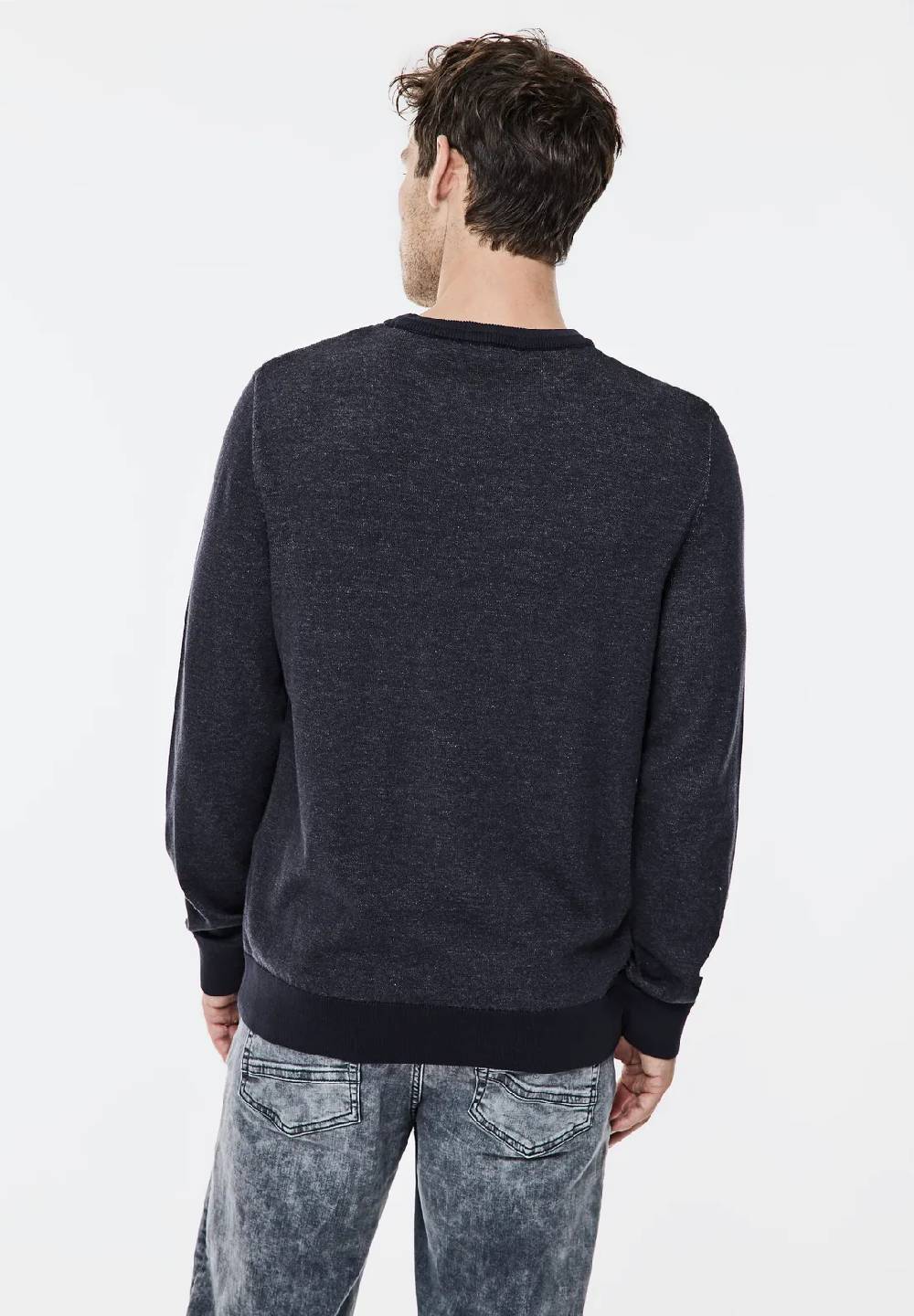 Street One Pullover in Two Tone Optik Kostenloser Versand international