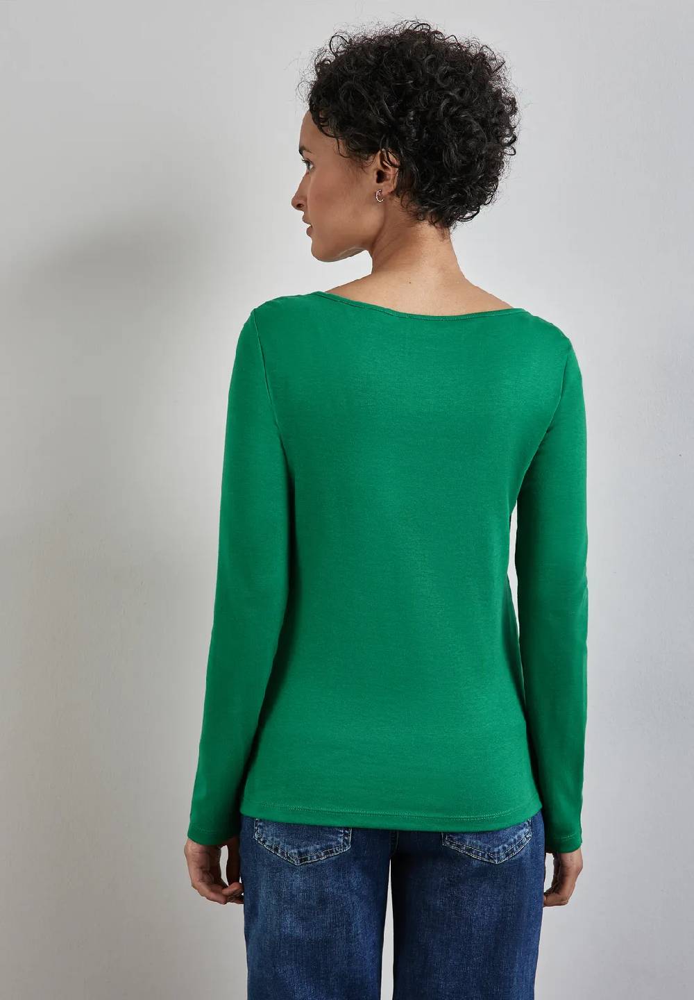 Street One Shirt mit U-Boot-Ausschnitt im Angebot