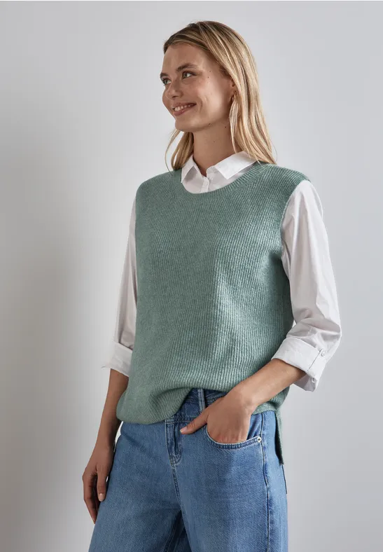 Street One Ärmelloser Pullover Sonderangebot