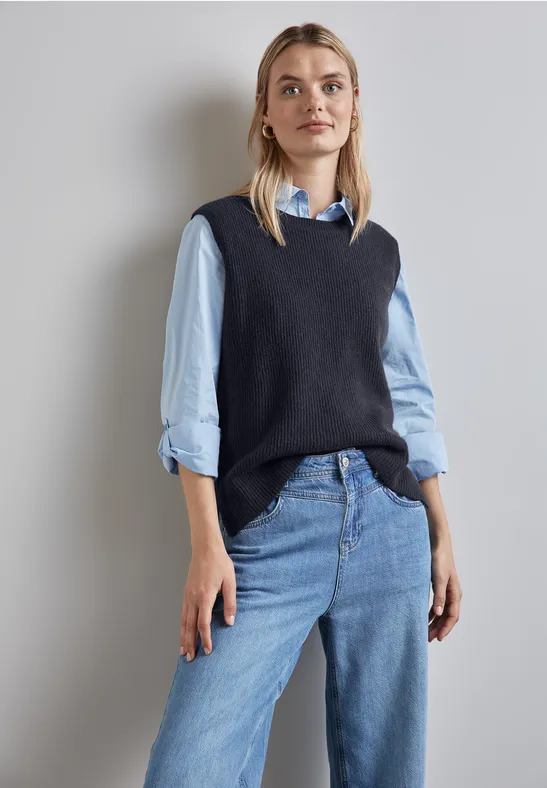 Street One Ärmelloser Pullover Begrenztes Angebot