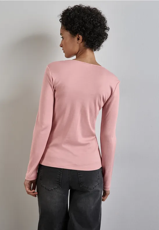 Street One Shirt mit Herzausschnitt Cyber Monday