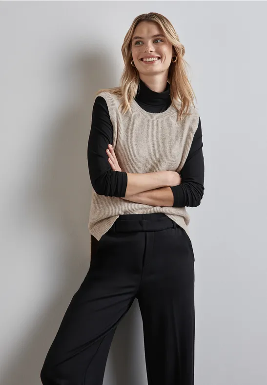 Street One Ärmelloser Pullover Weihnachtsangebot
