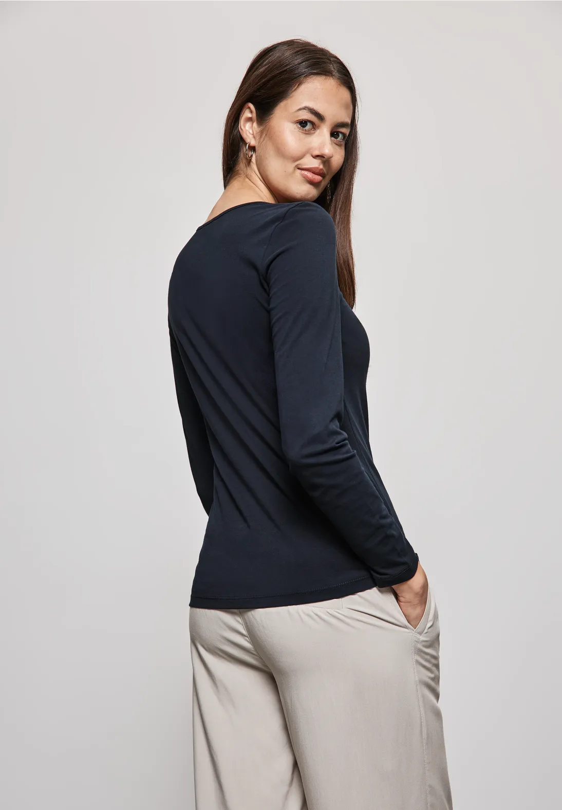 Street One Basic Langarmshirt Heißer Verkauf