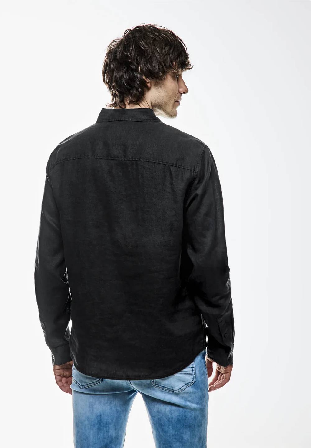 Street One Button Down Leinenhemd Räumungsverkauf