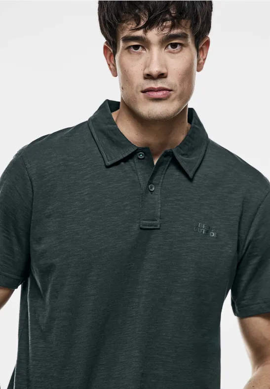 Street One Slub Jersey Poloshirt Super Sparpreis