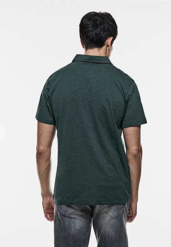 Street One Slub Jersey Poloshirt Super Sparpreis