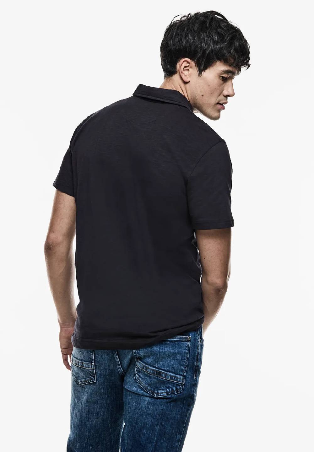 Street One Slub Jersey Poloshirt Begrenzte Freigabe