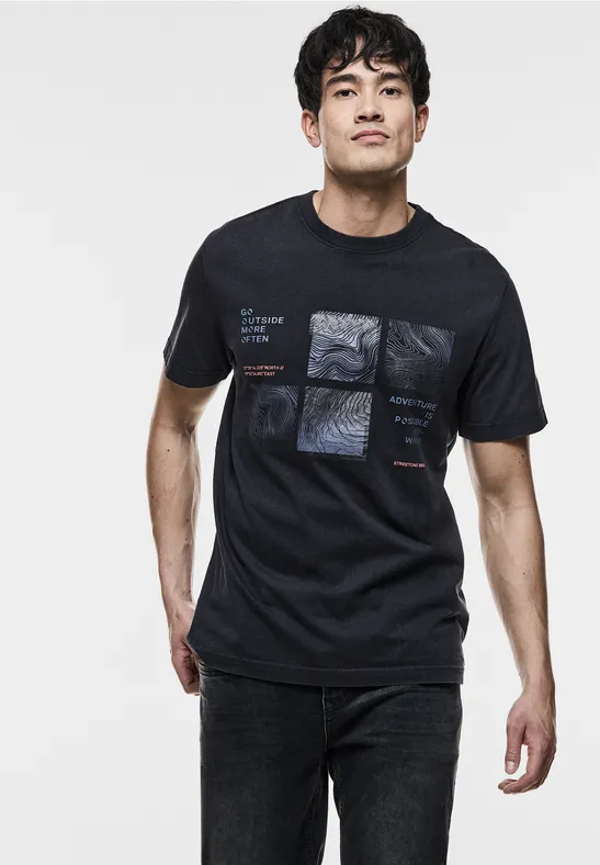Street One T-Shirt in washed Optik Letzte 3 Tage