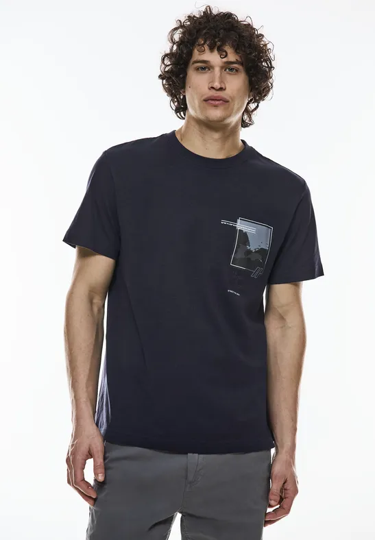 Street One T-Shirt mit Brustprint Zeitbegrenzte Promotion