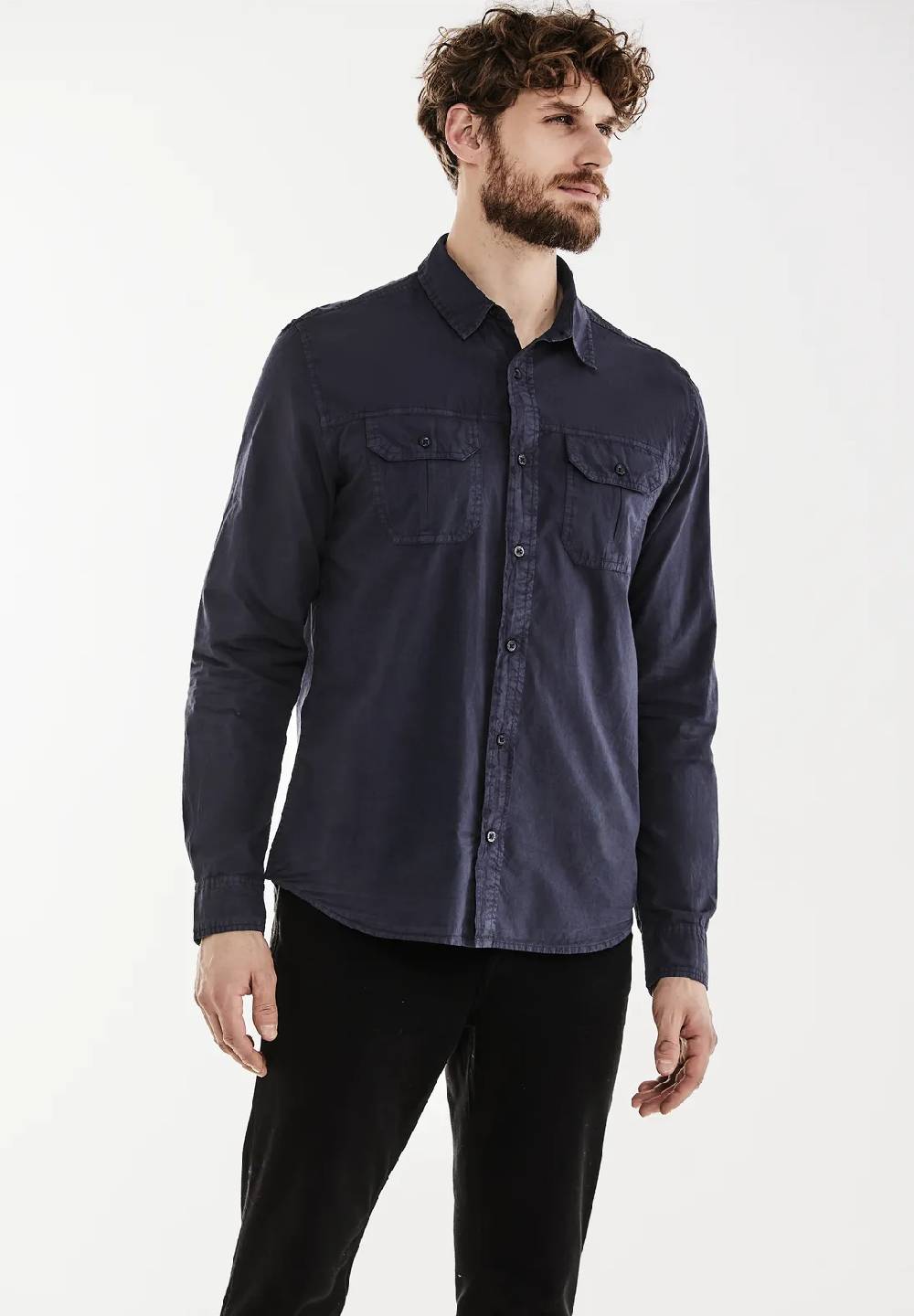 Street One Hemd in washed Optik Sonderangebot der Fabrik