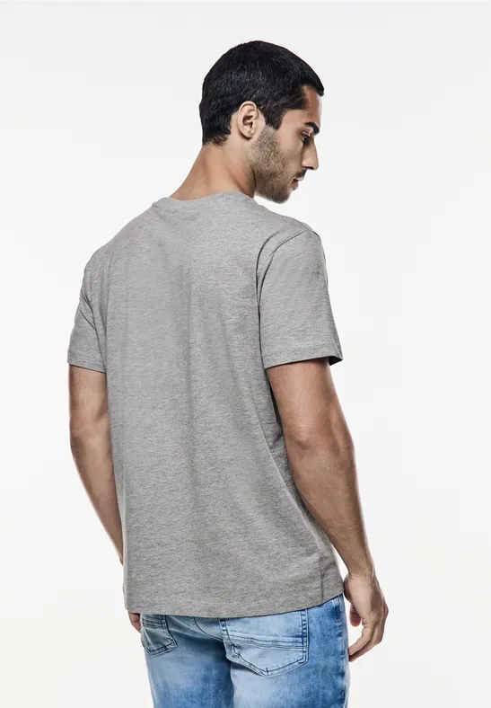 Street One T-Shirt mit Brustprint Clearance-Verkauf