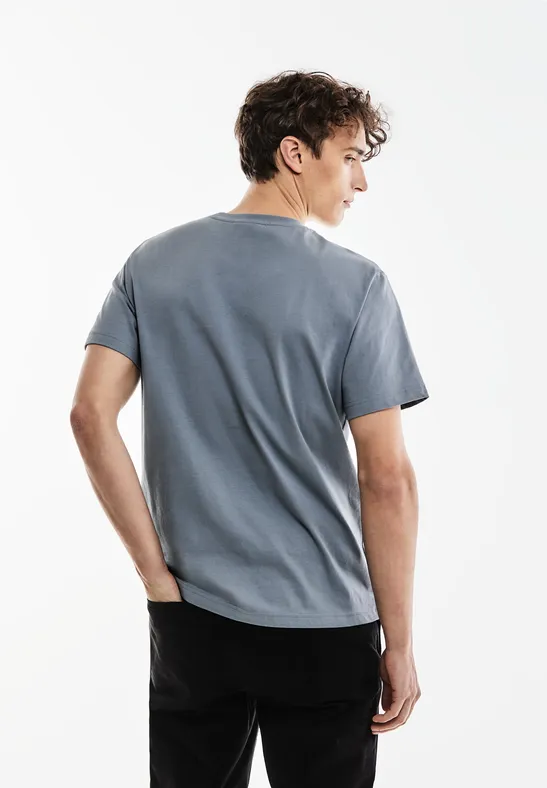 Street One Basic T-Shirt in Unifarbe Black Friday Preise