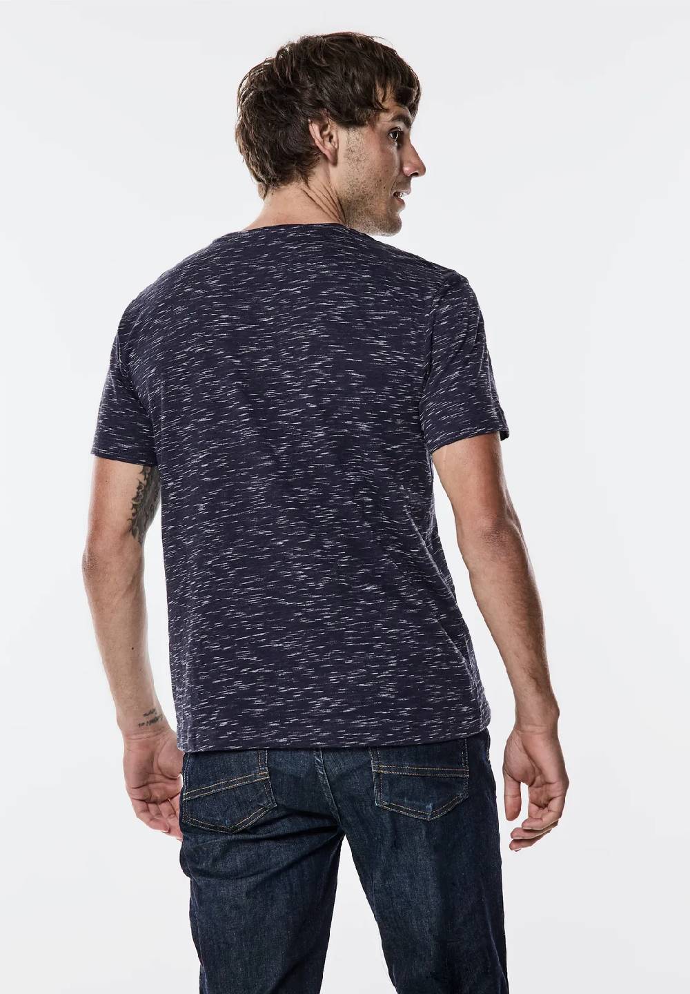 Street One T-Shirt in Melange-Optik Günstiger Verkauf