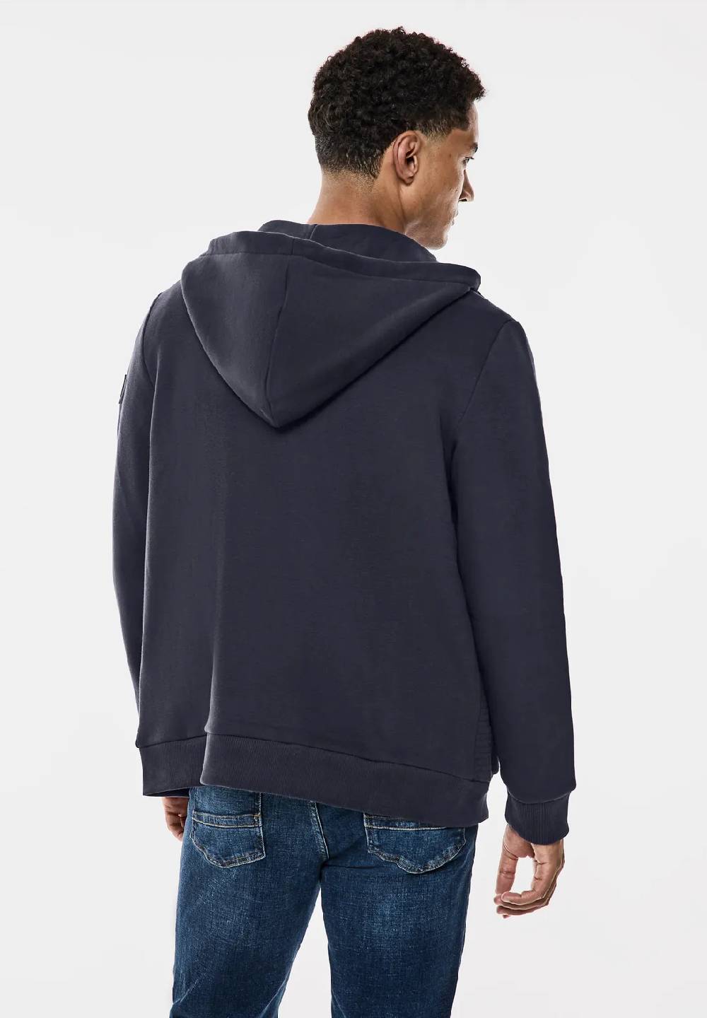 Street One Sweatjacke mit Materialmix Fabrikpreis