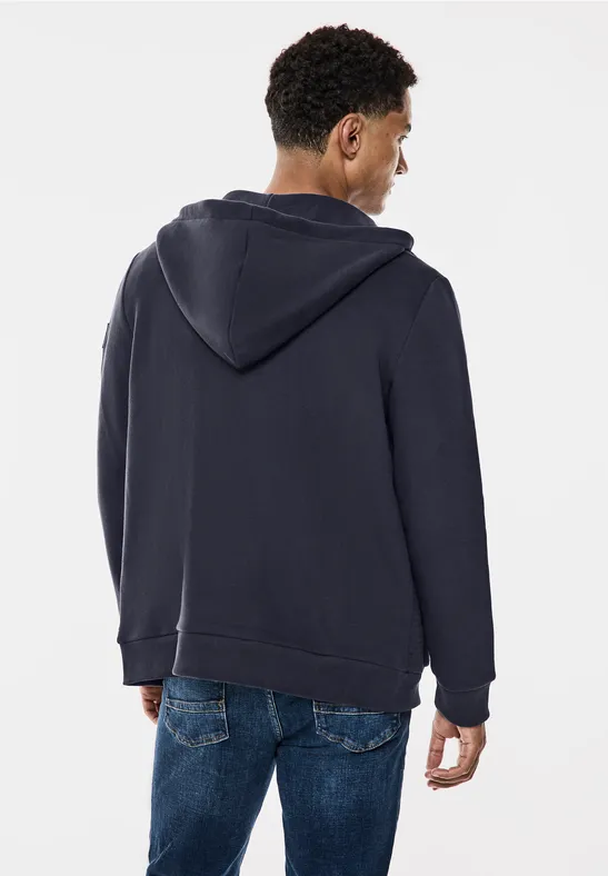 Street One Sweatjacke mit Materialmix Fabrikpreis