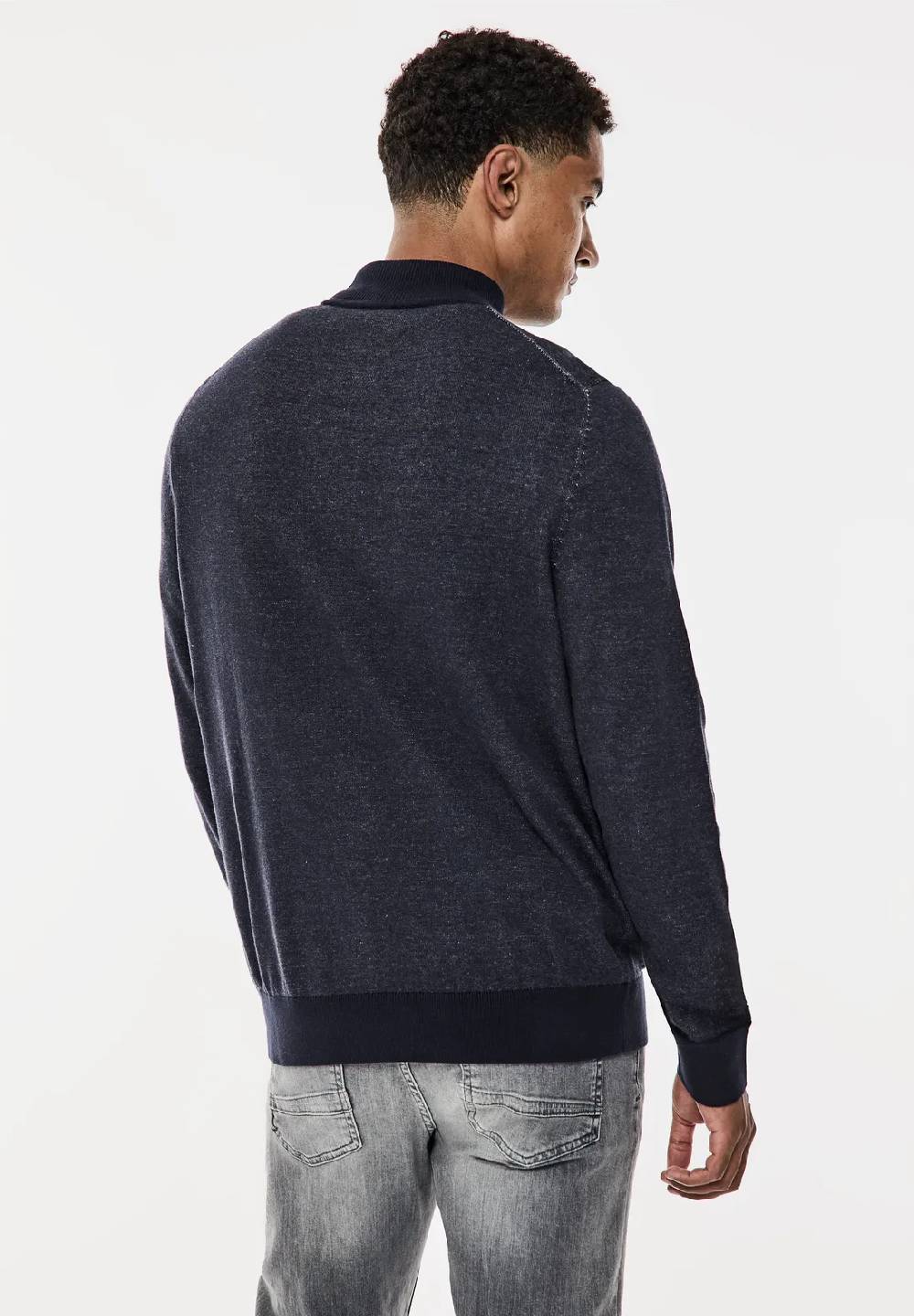 Street One Pullover in Two Tone Optik Sonderangebot