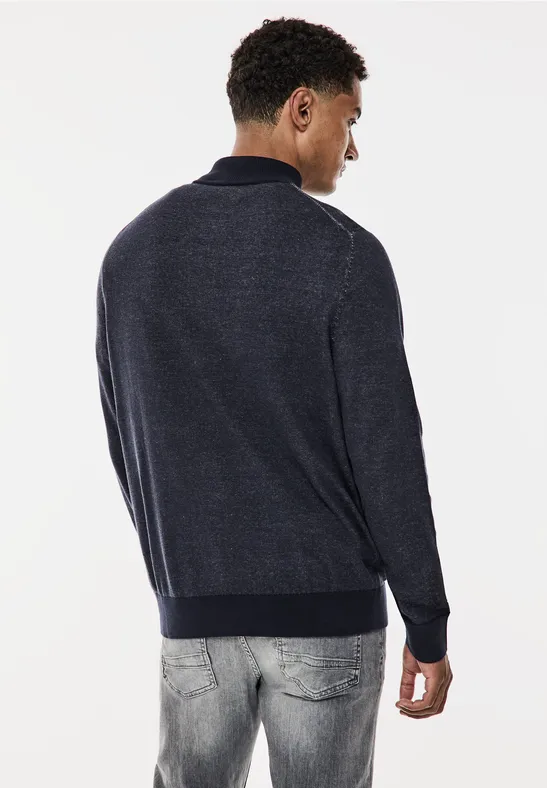 Street One Pullover in Two Tone Optik Sonderangebot