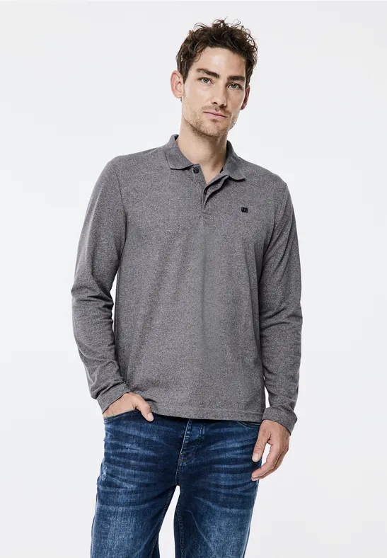 Street One Pique-Langarmpolo Flash Sale