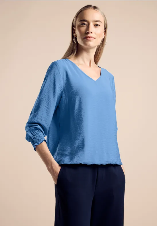 Street One Bluse mit Smock-Detail Große Rabatte
