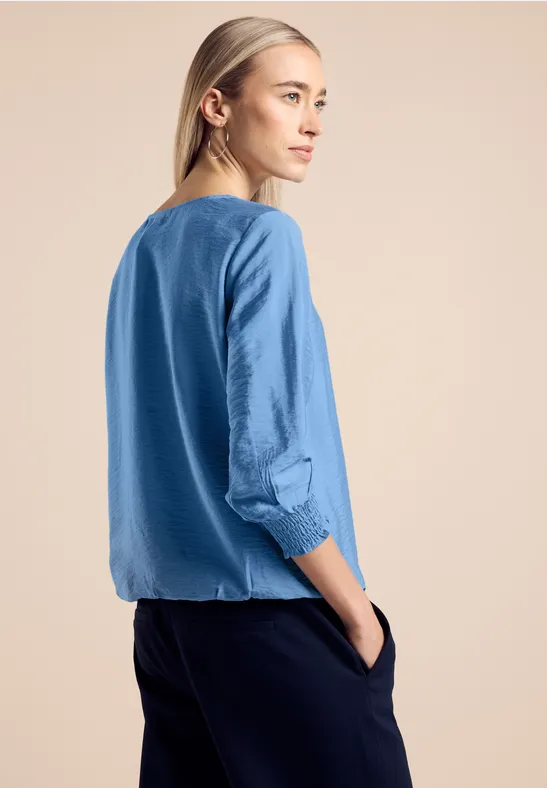 Street One Bluse mit Smock-Detail Große Rabatte