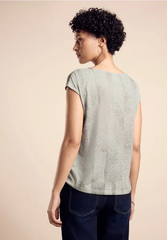 Street One T-Shirt mit Wording Neueste Stile
