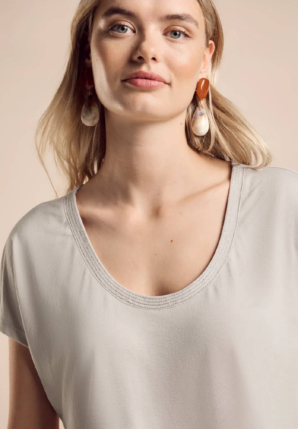Street One Shirt im Silk-Look Kostenloser Versand international