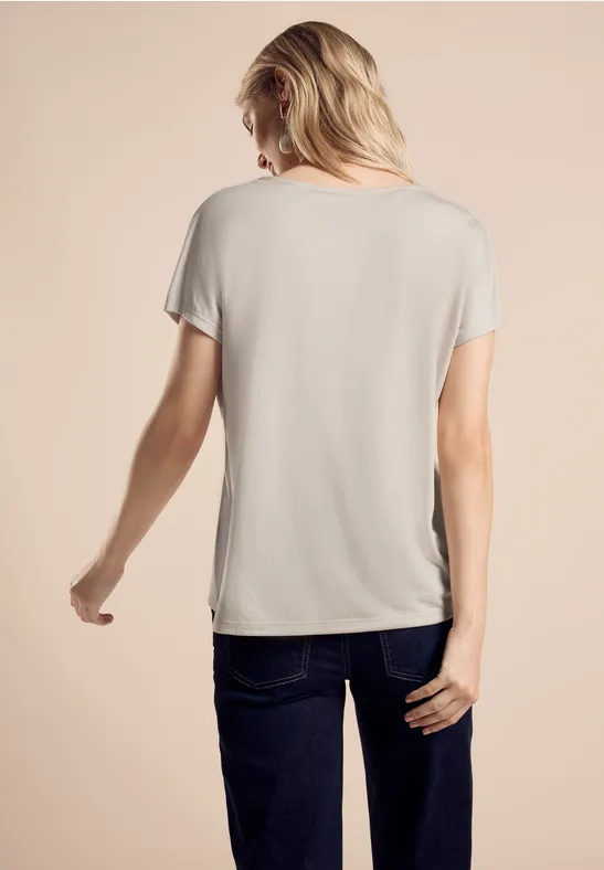 Street One Shirt im Silk-Look Kostenloser Versand international