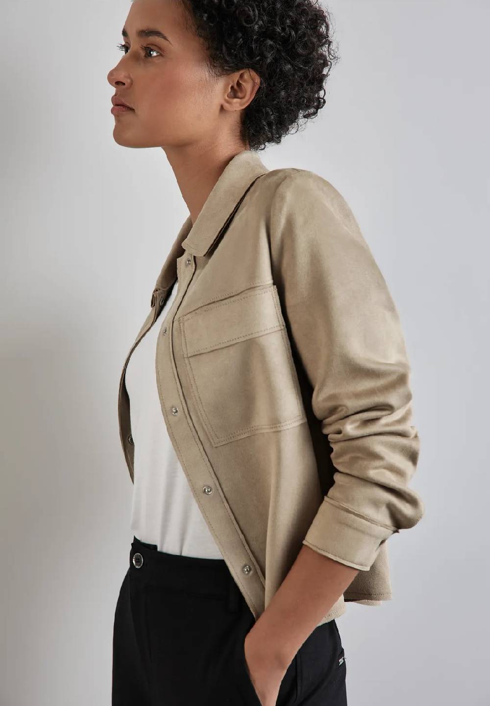 Street One Jacke in Velours-Optik Im Verkauf