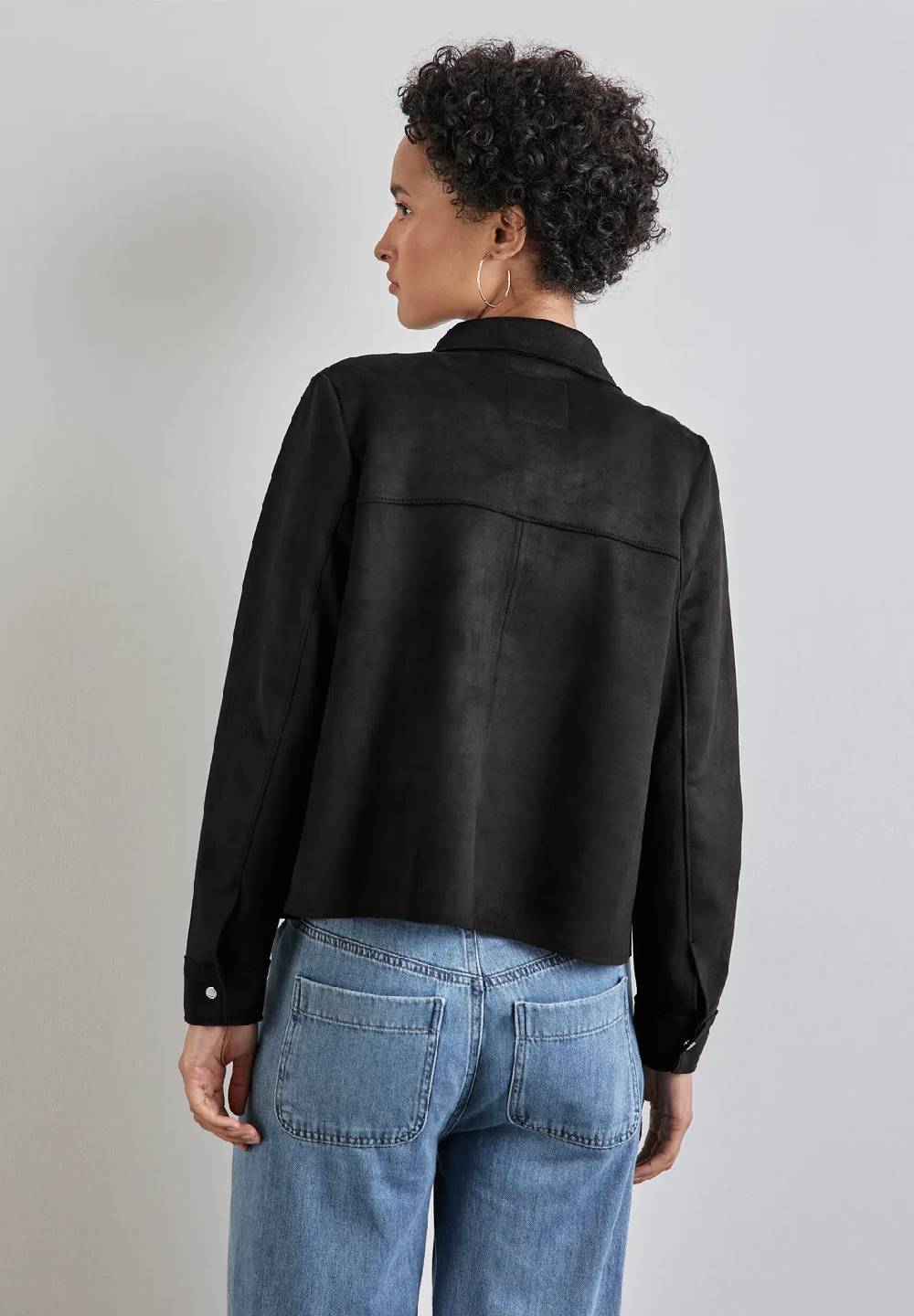 Street One Jacke in Velours-Optik zollfrei
