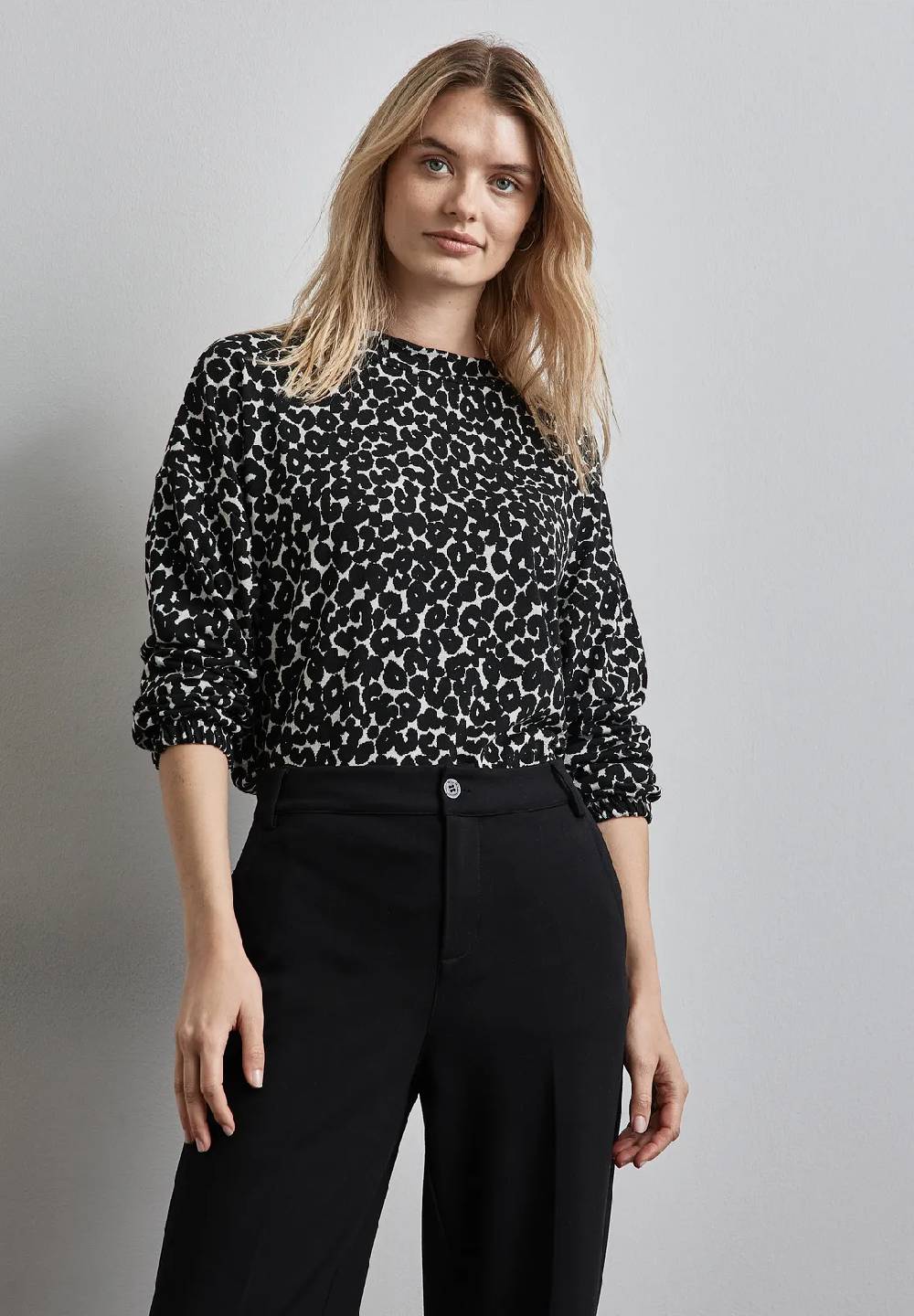 Street One Jaquard Shirt 50% Rabatt für begrenzte Zeit