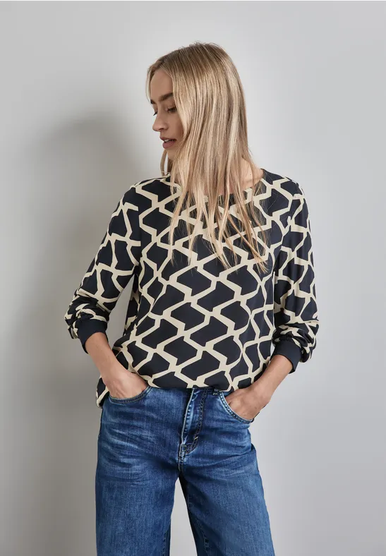 Street One Bluse mit Tape-Details 2025