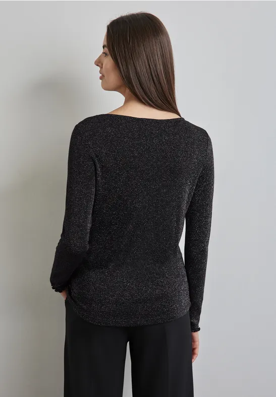 Street One Glitzerndes Langarmshirt Verkauf