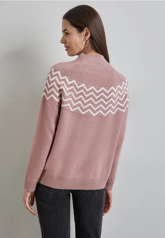 Street One Pullover mit Stehkragen Günstiger Verkauf