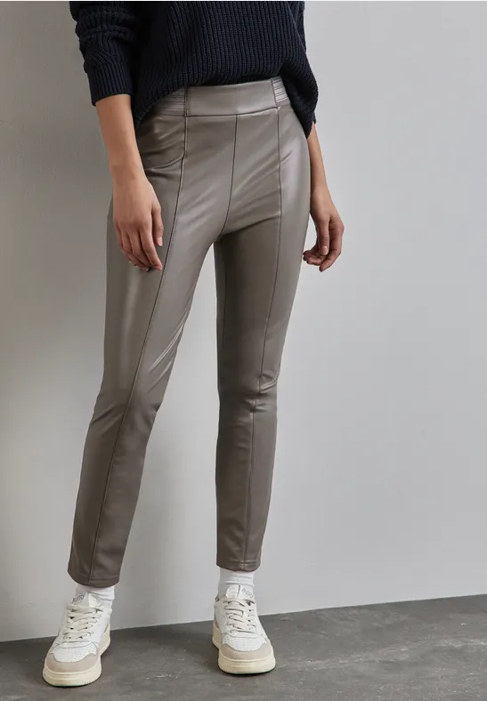 Street One Beschichtete Hose Kostenloser Versand