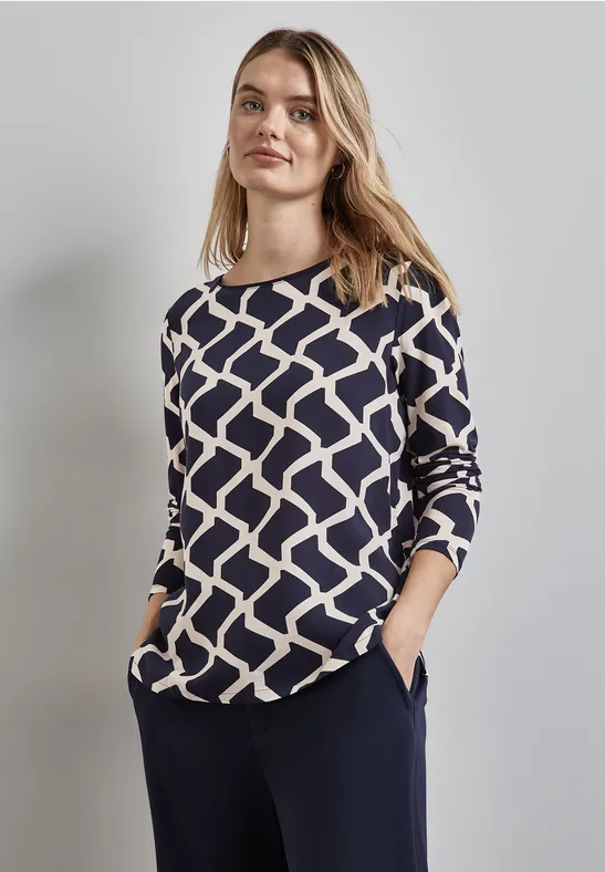 Street One Bedrucktes Langarmshirt Fabrik Onlineshop