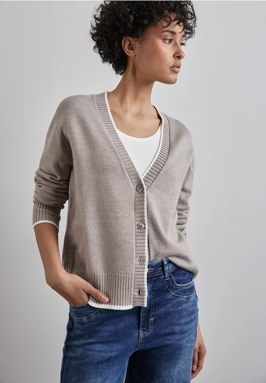 Street One Cardigan mit Tipping Fabrikpreis