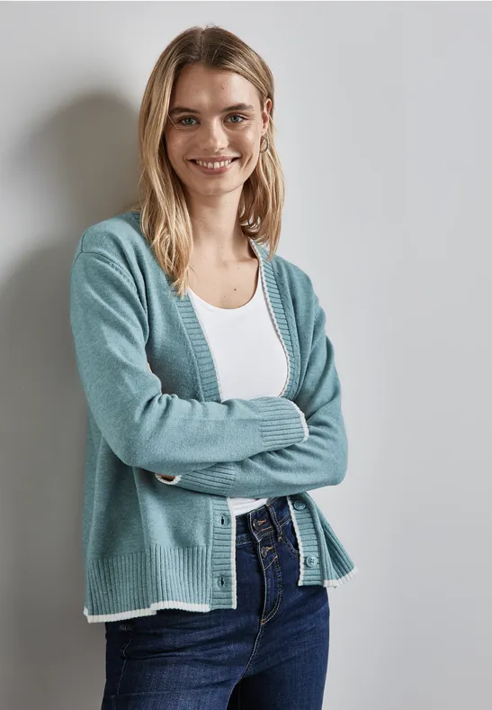 Street One Cardigan mit Tipping Sonderangebot