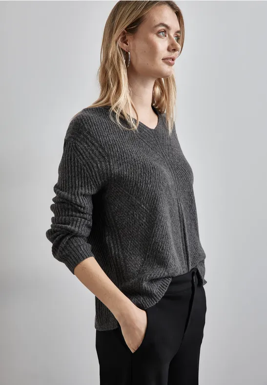 Street One Struktur-Pullover Großer Ausverkauf
