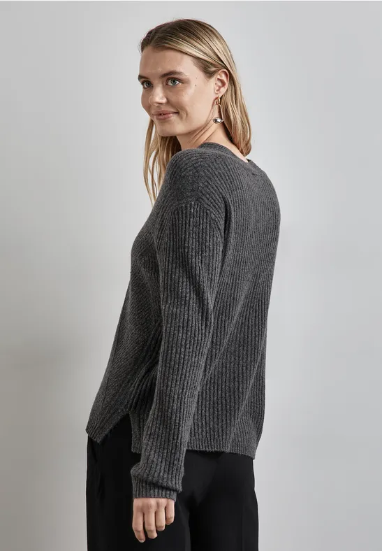 Street One Struktur-Pullover Großer Ausverkauf