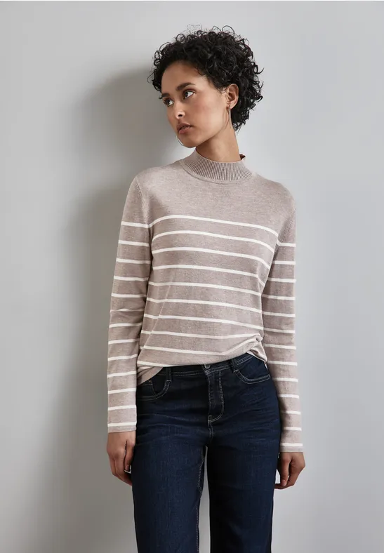 Street One Gestreifter Basic Pullover Cyber Monday