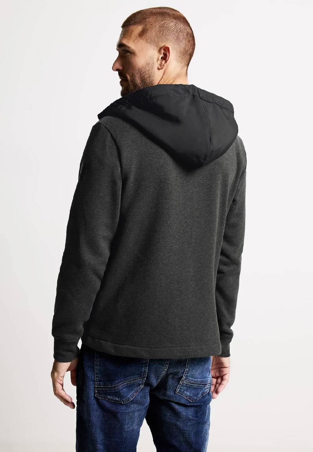 Street One Sweatjacke im Materialmix Weihnachtsangebot