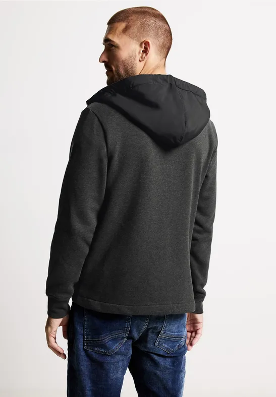 Street One Sweatjacke im Materialmix Weihnachtsangebot