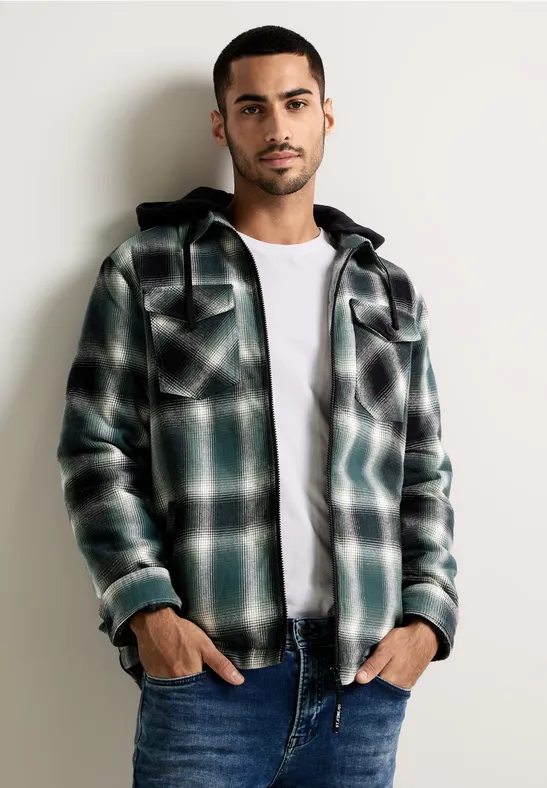 Street One Padded Overshirt mit Kapuze Lagerräumung