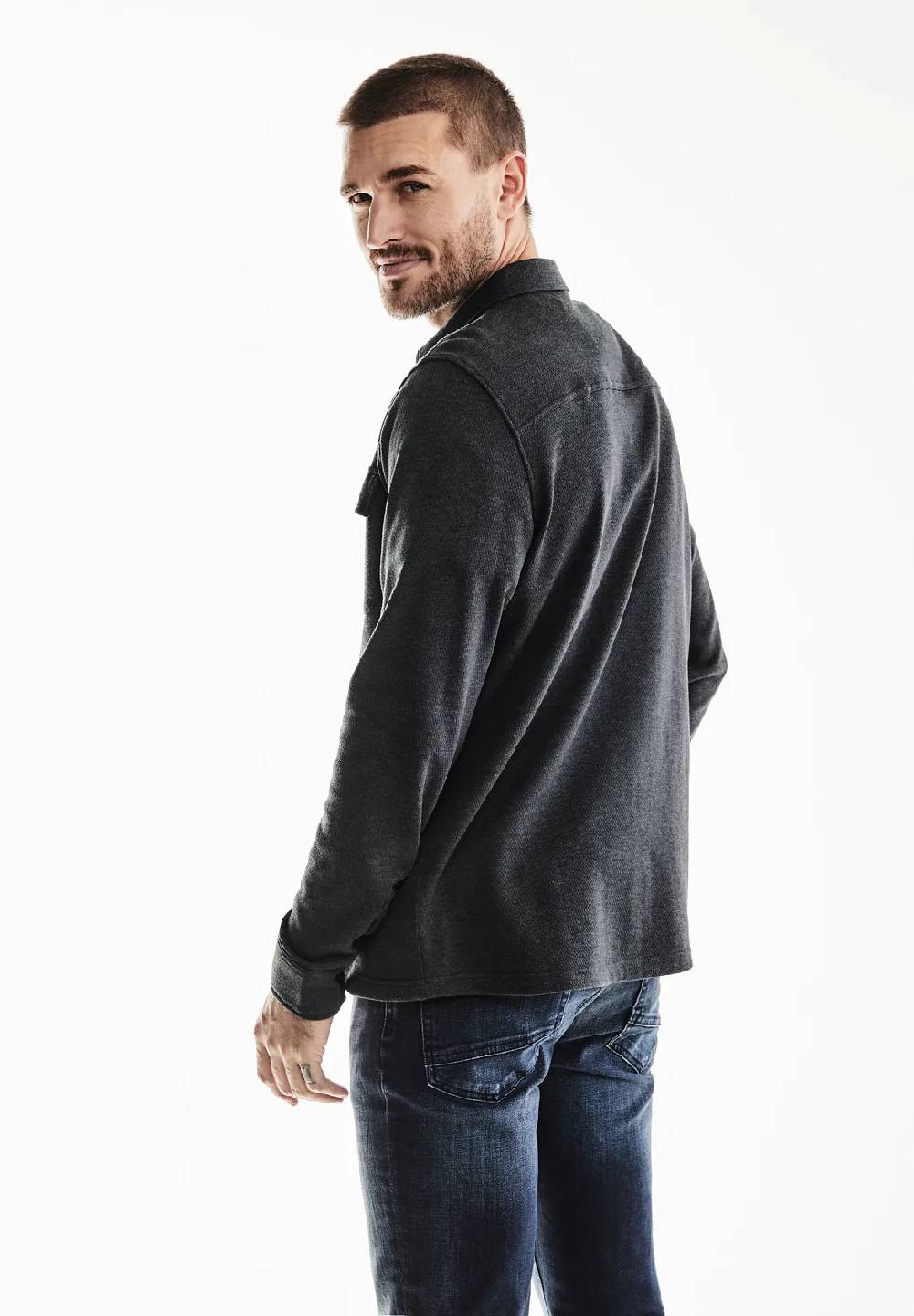 Street One Overshirt in Melange Optik Saisonale Angebote